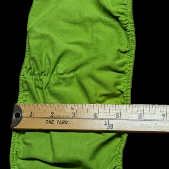 Newport News Vintage Florescent Light Lime Green Bandeau Top - Picture 3 of 9